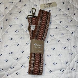 Madewell Bag strap. Brown and pink brand new